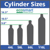 Gasco Multi-Gas 461: 29% LEL Propane, 15% Oxygen, 200 ppm Carbon Monoxide, 50 ppm Hydrogen Sulfide, Balance Nitrogen